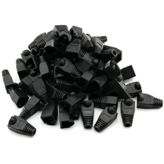 Bolsa con 20 Piezas de Capuchon de Plastico para Plug RJ45 Gigatech CAP-NE Color Negro