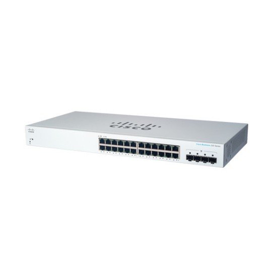 Switch Cisco CBS220-24T-4G-NA Gigabit Ethernet Business 220 24 Puertos 10/100/1000 + 4 Puertos SFP