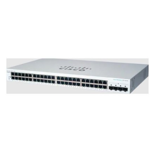 Switch Cisco Business CBS220 Smart 48 Puertos Datos 10/100/1000 Gigabit, 4X1G SF, CBS220-48T-4G-NA