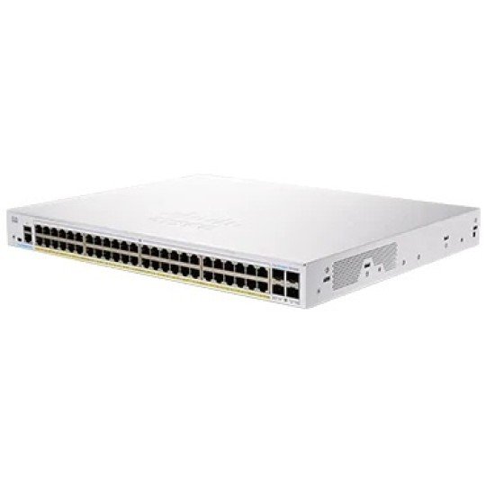 Switch Cisco Business CBS CBS250-48PP-4G-NA 48 Puertos 10/100/1000 Gigabit, 4 Puertos SFP, Smart Administracion Basica, POE