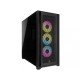 Gabinete Corsair 5000D RGB Airflow, Vidrio Templado, ATX USB 3.2, Sin Fuente, 3 Ventiladores, Media Torre, Color Negro, CC-9011242-WW