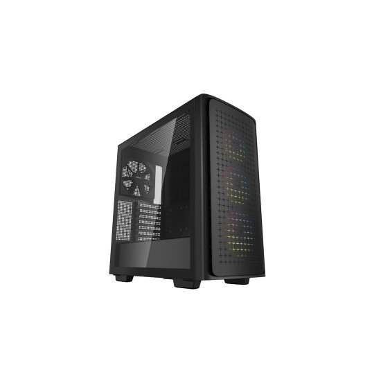 Gabinete Gamer Deepcool CK560 Con Ventana/ Micro-ATX/ Media Torre/ USB 3.0/ Cristal Templado/ Sin Fuente/ Negro