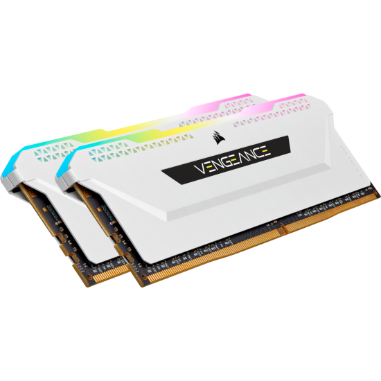 Memoria DDR4 16GB (2X8GB) 3600MHZ Corsair Veng RGB SL White CL18, CMH16GX4M2D3600C18W