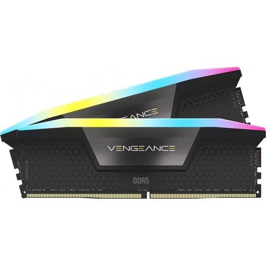 Memoria DDR5 32GB (2X16GB) 5200MHZ Corsair Vengance RGB Negro, CMH32GX5M2B5200C40
