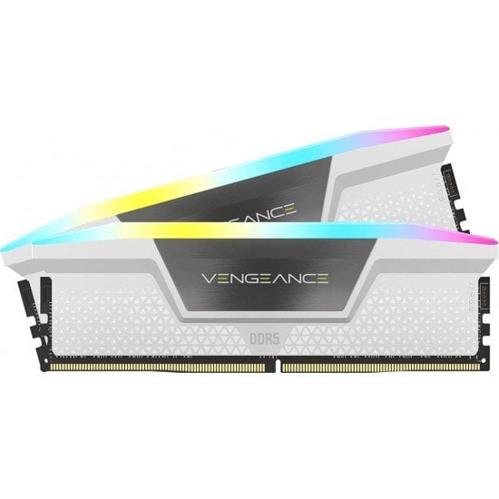 Memoria DDR5 32GB (2X16GB) 5200MHZ Corsair Vengance RGB Blanco, CMH32GX5M2B5200C40W