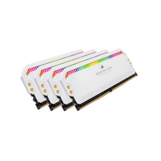 Memoria DDR4 32GB 4000MHZ (4X8GB) Corsair Dominator Platinum RGB White CL19 XMP, CMT32GX4M4K4000C19W