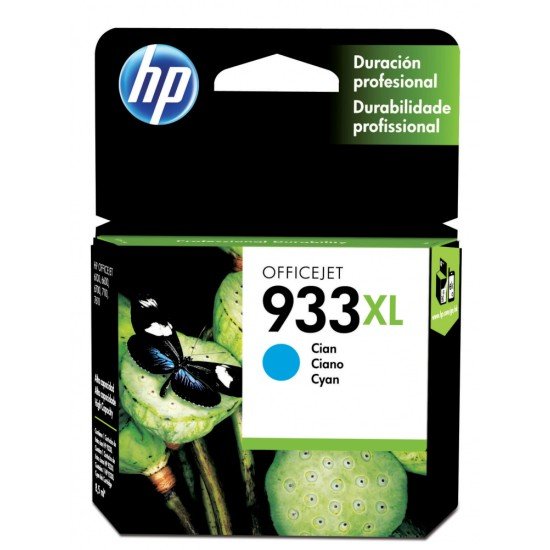 Tinta HP Cyan Officejet 933XL CN054AL.