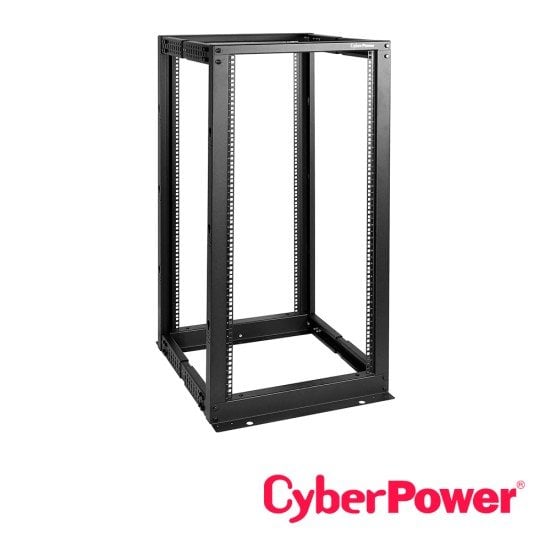 Rack Abierto de 19" Cyberpower CR25U40001, 25U/ Desarmado/ Color Negro