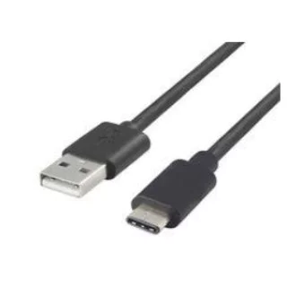 CABLE USB TIPO C A USB V2.0 DE 1 METRO GIGATECH CUACN-1.0 NEGRO - CUACN-1.0