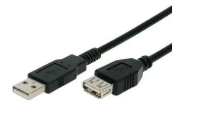 CABLE EXTENSION USB 2.0 M-H 1.5 METROS GIGATECH CUEXT2-1.5 NEGRO - CUEXT2-1.5