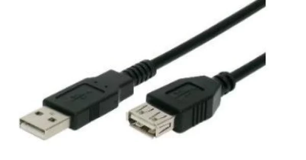 CABLE EXTENSION USB 2.0 M-H 1.8 METROS GIGATECH CUEXT2-1.8 NEGRO - CUEXT2-1.8