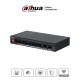 Switch Dahua DH-PFS3010-8ET-96-V2, POE de 10 Puertos Fast Ethernet, 8 Puertos POE, 2 Puertos Uplink 10/100/1000, 96 W