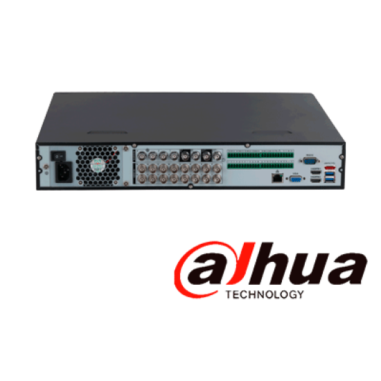 DVR 16 Canales 4K Dahua DH-XVR5416L-4KL-I3, Wizsense/ H.265+/ IA/ 4 Bahias de Disco Duros/ +16 Canales IP/ 2 CH de Reconocimiento Facial/ SMD Plus/ Codificacion IA