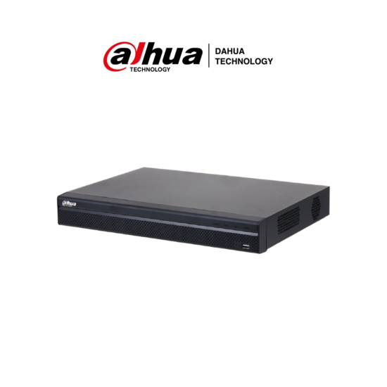 NVR 16 Canales IP Dahua DHI-NVR4216-4KS2/L 8MP/ 4K/ Rendimiento de 160 MBPS/ Smart H.265+/ 2 Bahias de Discos Duros/ 4&2 E&S de Alarmas/ HDMI&VGA/ Soporta Camaras Wizsense