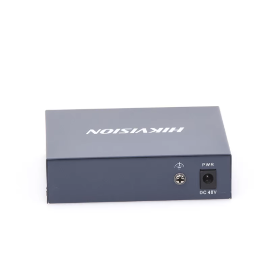 Switch Monitoreable Hikvision de 4 Puertos POE+ (Hasta 250 M), 10/100MBPS, 1 Puerto RJ45 Uplink, 60W, DS-3E1105P-EI