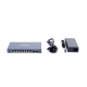 Switch Gigabit de 8 Puertos 10/100/1000 MBPS POE+ Hikvision DS-3E1510P-SI 2 Puertos SFP/ Configuracion Remota Desde Hik-PartnerPro/ POE Hasta 250 Metros/ 110 W