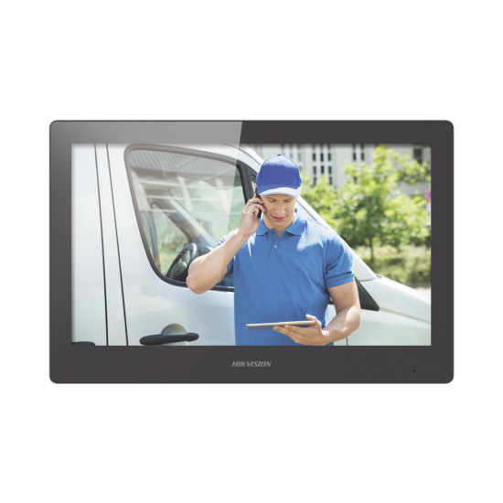 Videoportero Touch 10" Hikvision DS-KH8520-WTE1/ Video en Vivo/ WIFI/ Apertura Remota/ Audio de Dos Vias