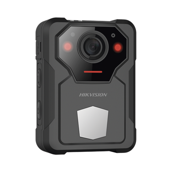 Camara de Seguridad Bodycam Hikvision, Grabacion a 2K (4 Megapixel)/ Pantalla 1.77" TFT/ Fotos de Hasta 40 Megapixel/ IP54/ H.265/ 128GB/ Microfono Integrado, DS-MCW406/ 128G