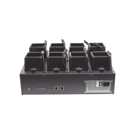 Estacion de Descarga Para Body Cam Hikvision DS-MDS001/2T/406, Compatible Con DS-MCW406/ Incluye 1 HDD de 2 TB/ Conector Tipo C