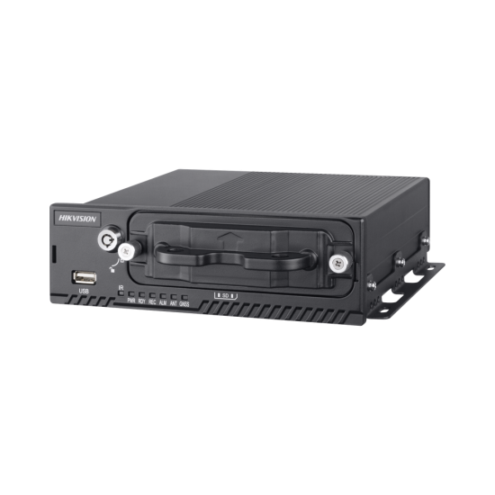 DVR Movil 1080P Hikvision DS-MP5604 4 Canales Turbo+4 Canales IP/ Soporta 4G/ WIFI/ GPS/ Soporta HDD/ Entrada y Salida de Alarmas/ Salida de Video