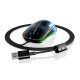 Mouse Gamer Ergonomico Endgame Gear EGG-XM1RGB-DF Optico XM1 RGB Dark Frost, Alambrico, USB-A, 16.000DPI, Negro