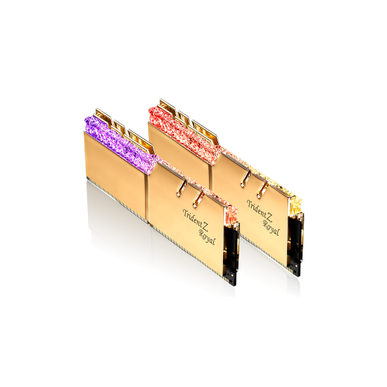 Memoria DDR4 16GB (2X8GB) 3000MHZ G.Skill Trident Z Royal Dorado CL16, F4-3000C16D-16GTRG