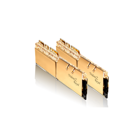 Memoria DDR4 16GB (2X8GB) 3000MHZ G.Skill Trident Z Royal Dorado CL16, F4-3000C16D-16GTRG