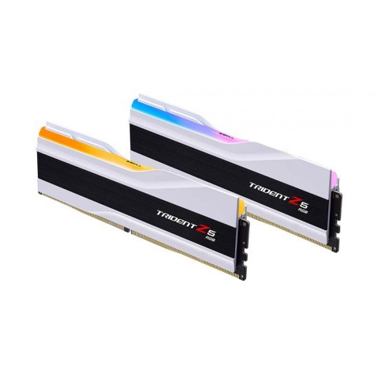 Memoria DDR5 32GB (2x16GB) 6000Mhz G.Skill Trident Z5 RGB NON-ECC / CL36 / XMP / Color Blanco / F5-6000J3636F16GX2-TZ5RW