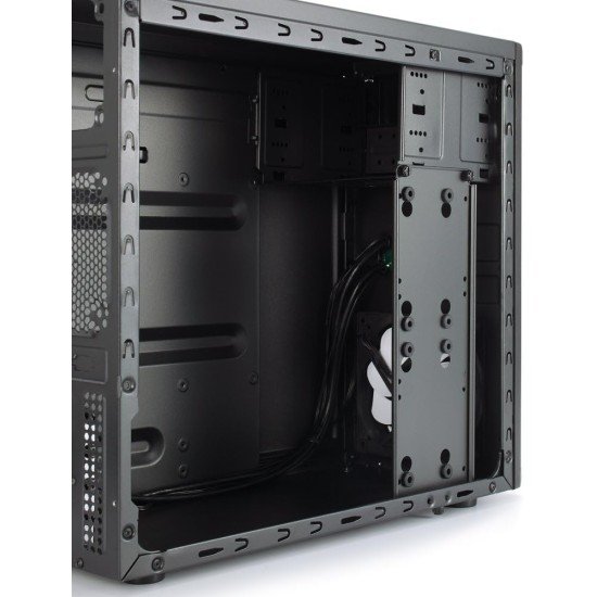 Gabinete Fractal Design FD-CA-CORE-1100-BL Core 1100 / Media Torre / Micro-ATX / ITX / Sin Fuente / USB 2.0 / Negro