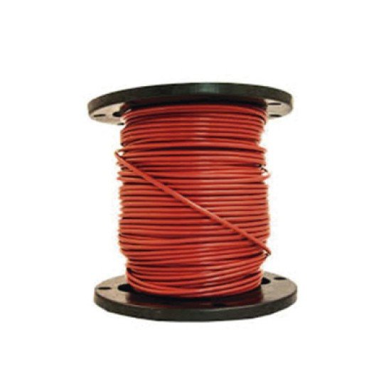 Metro de cable fotovoltaico rojo Viakon FJ-86, recubrimiento XLPE, 6mm² (10 AWG), hasta 1,800 VCC