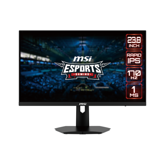 Monitor 24" MSI Gaming G244F LCD/ Plano/ Full HD/ 170HZ/ 1MS/ Negro