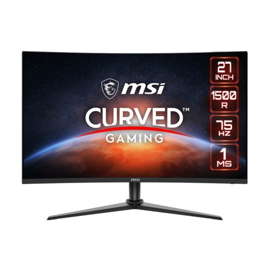 Monitor 27" MSI Gaming G274CV LCD/ Curvo/ Full HD/ VESA/ 75HZ/ 1MS/ Negro