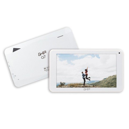 Tablet Ghia A7 7" WIFI A133 Quadcore / 2GB / 32GB / 2cam / Wifi / Bluetooth / Android 11 / Go Edition / Blanca / GA7133B3