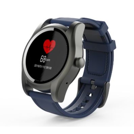 Reloj Smart Watch Ghia Cygnus SIM 2G GAC-143 Touch 1.1", Heart Rate, Sensor G, Color Azul