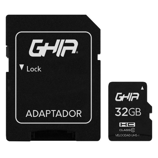 Memoria MicroSD 32GB GAC-172 Clase 10 con Adaptador