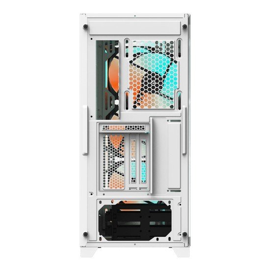 Gabinete Gigabyte GB-C301GW/4X Ventiladores/Con Ventana/ Midi-Tower/ Sin Fuente/ USB 3.0-C/ Cristal Templado/ Color Blanco