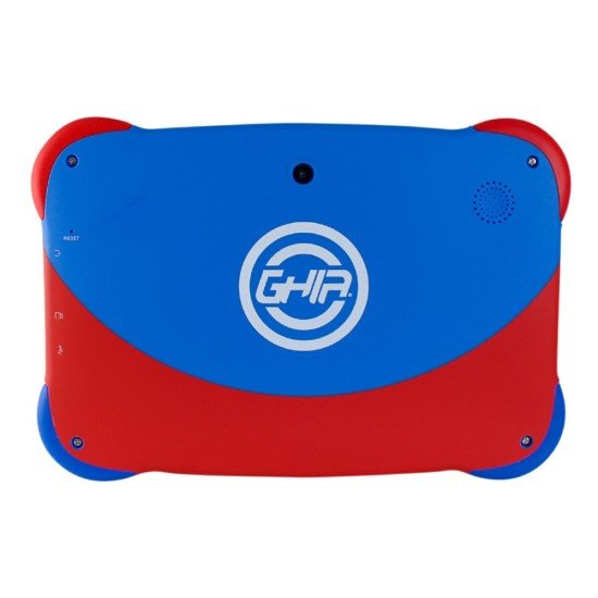 Tablet Ghia Kids 7" Toddler GK133A Quadcore/ 1GB/ 16GB/ 2CAM/ WIFI/ Bluetooth/ Android 11/ Go Edition, Azul/Rojo