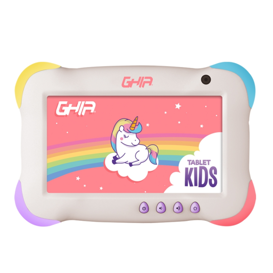 Tablet Ghia Kids 7" Toddler GK133V2 Quadcore/ 2GB/ 32GB/ 2CAM/ WIFI/ Bluetooth/ Android13/ Go Edition, Violeta