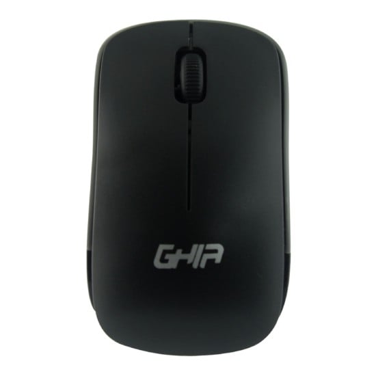 Mouse Inalambrico Ghia GM400NG Color Negro/ Gris