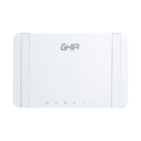 Router Inalámbrico Ghia GNW-W2 Ghz / 300Mbps 802.11N / 3 Puertos Lan 10/100 / 1 Puerto Wan 10/100 / 2 Antenas Fijas Externas 5DBI