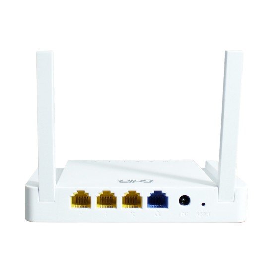 Router Inalámbrico Ghia GNW-W2 Ghz / 300Mbps 802.11N / 3 Puertos Lan 10/100 / 1 Puerto Wan 10/100 / 2 Antenas Fijas Externas 5DBI