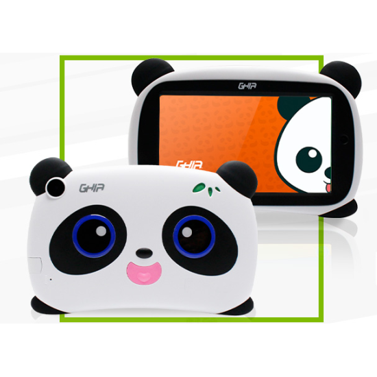 Tablet Ghia Panda 7" A133 Quadcore/ 1GB/ 16GB/ Android 11 Go Edition/ Ojos Azules, GPND133A