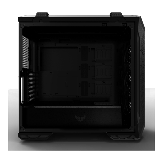Gabinete Asus TUF Gaming GT501/ GRY/ WITH Negro/ Media Torre/ ATX/ EATX/ Cristal Templado/ RGB