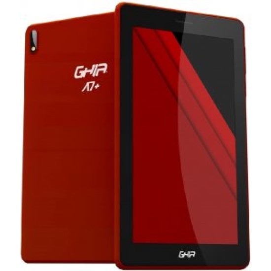 Tablet Ghia GTA7PLUSR, A7 Plus Roja 7"/ A100 Quadcore/ 2GB Ram/ 16GB/ 2 Cam/ WIFI/ Bluetooth/ 2500MAH/ Android 10