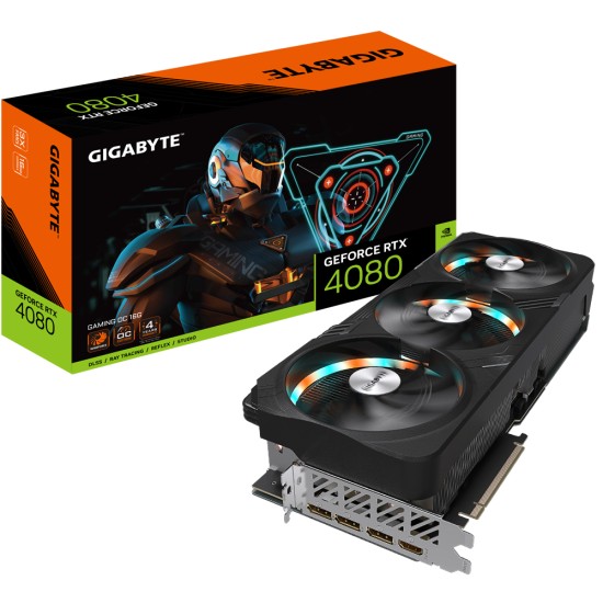 Tarjeta de video Gigabyte GeForce RTX 4080 16GB Gaming OC NVIDIA GDDR6X PCI Express 4.0 x16, GV-N4080GAMING OC-16GD