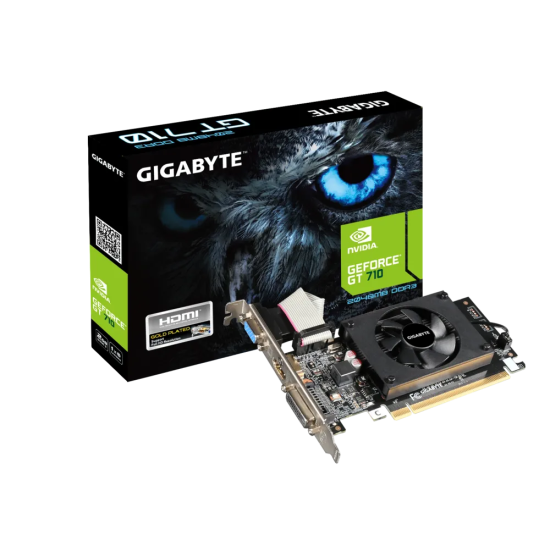 Tarjeta de Video Gigabyte Nvidia Geforce GV-N710D3-2GL REV2.0/ 2GB/ GDDR3/ 64BIT/ 954MHZ/ HDMI/ PCI Express 2.0