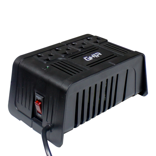 Regulador de Voltaje Ghia GVR-010 1000VA/ 400W 4 Contactos