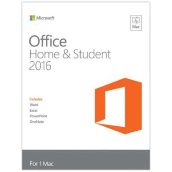 Microsoft Office Hogar y Estudiantes Para Mac Ingles Latam Media, GZA-00701
