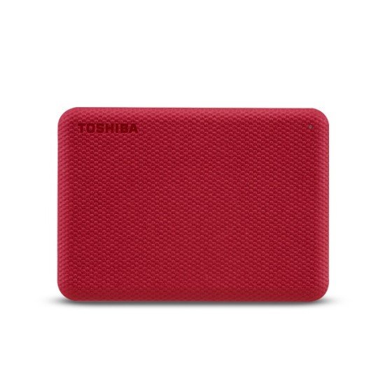 Disco Duro Externo USB 3.2, 4TB Toshiba Canvio Advance V10 Rojo 2.5", HDTCA40XR3CA