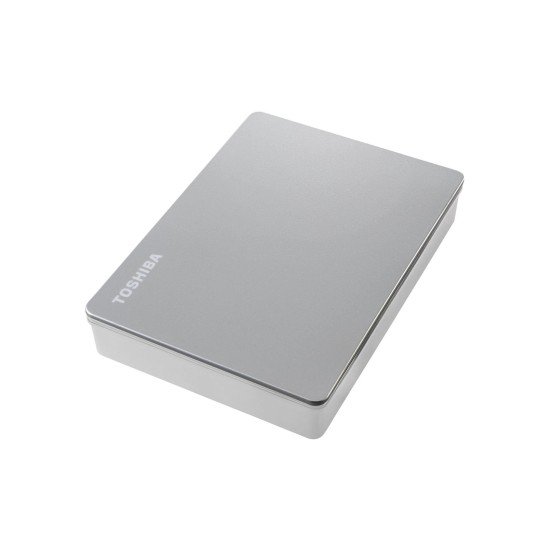 Disco Duro Externo USB 3.2 Toshiba 4TB Canvio Flex 2.5", Plata, HDTX140XSCCA